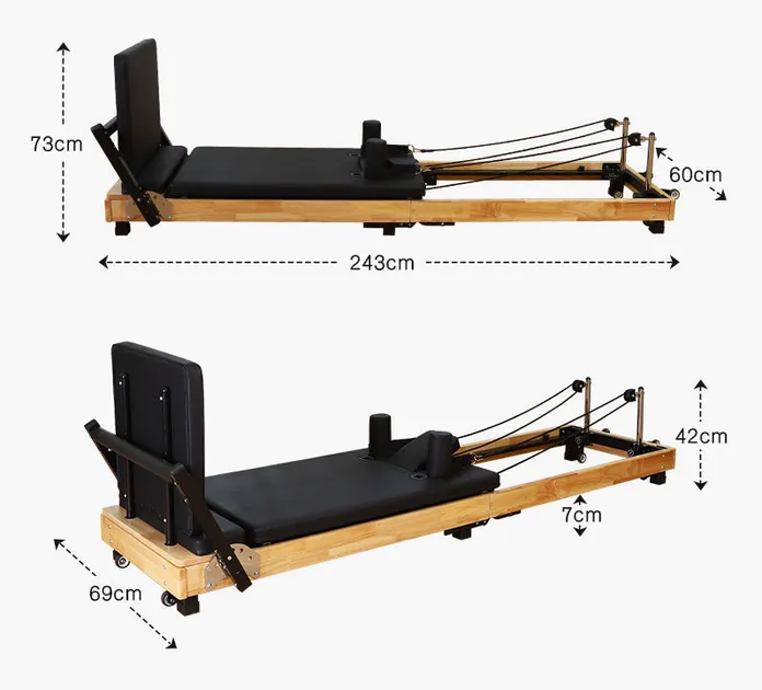 Ascendic foldbar reformer i egetræ, billede 3