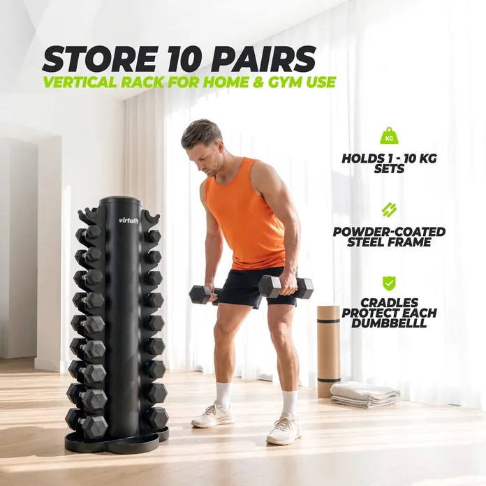 VirtuFit Dumbbell Tower - Håndvægtstativ, billede 3