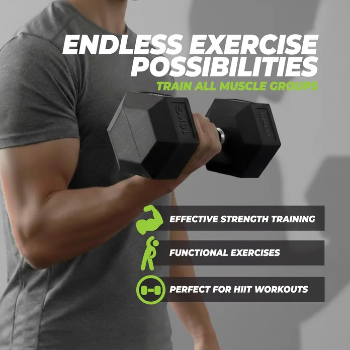 VirtuFit Hex Håndvægt, billede 3
