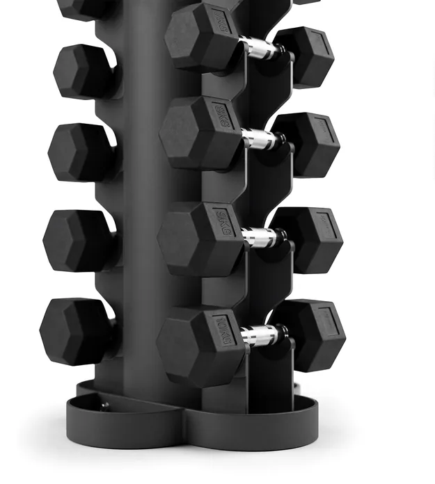 VirtuFit Hex håndvægtsæt med Tower