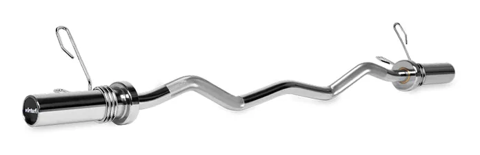 VirtuFit Olympic EZ Curl Bar 50 mm, billede 3