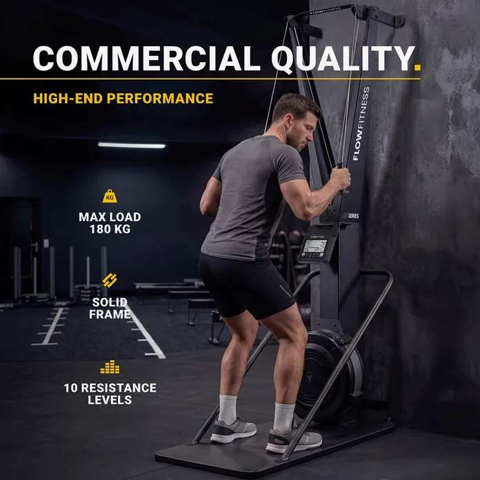 Flow Fitness Perform Pro Ski Trainer med gulvstander, billede 2