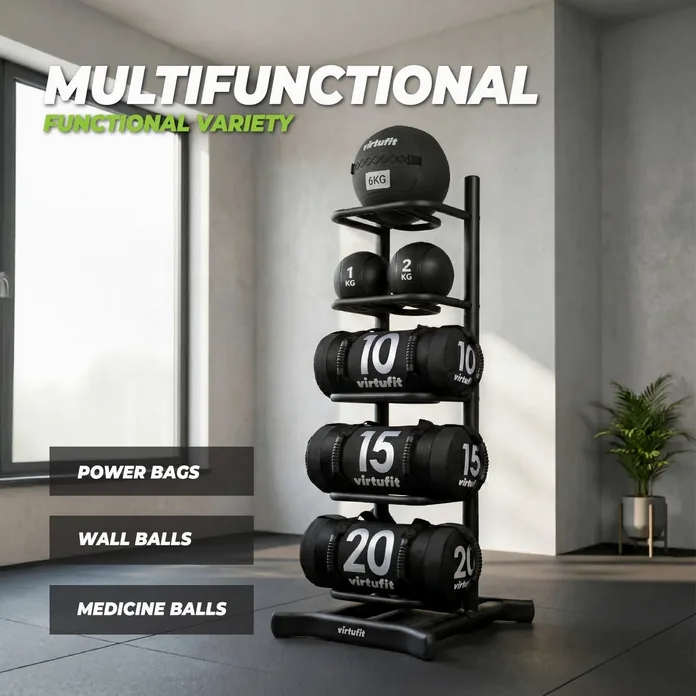 VirtuFit Power Bag & Wall Ball Opbevaringsstativ, billede 3