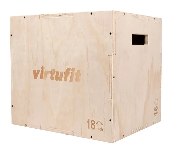 VirtuFit Træ Plyo Box